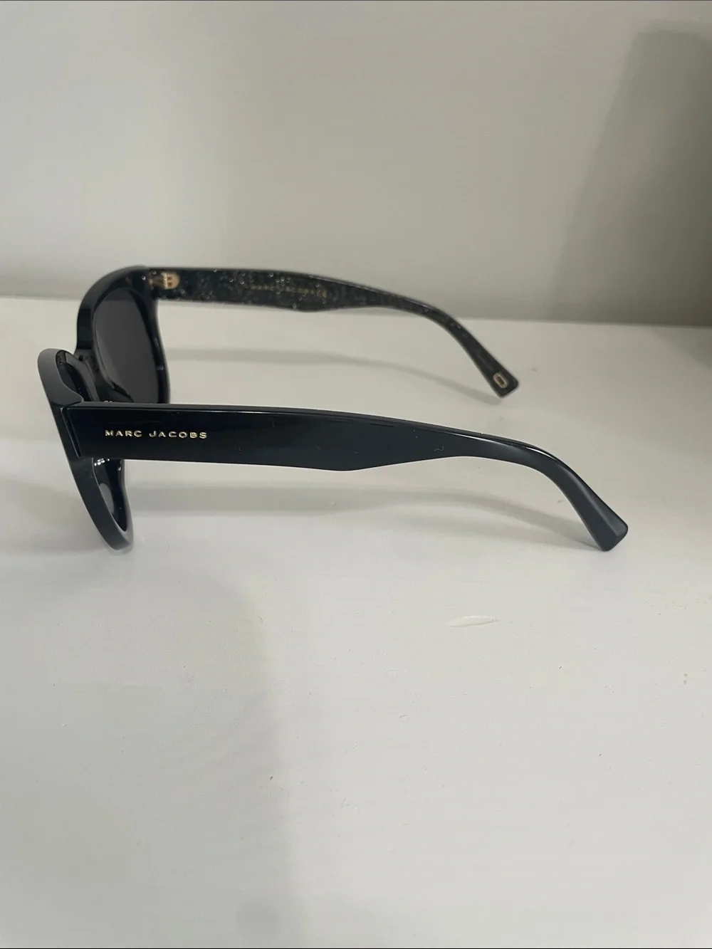 Marc Jacobs Black Sunglasses with Dark Lenses